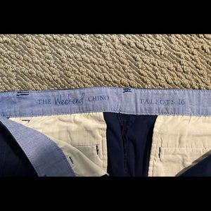 Talbots women weekend chinos navy, size 16